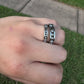 Fidget Ring for Anxiety & ADHD | ULTRA THIN Motion Ring – Stainless Steel Spinner Ring with Beads